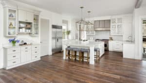 Farmhouse kitchen cabinets with white cabinets